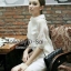 พร้อมส่ง Dress ชุดเดรสสีขาวเนื้อผ้าไหมชิฟฟ่อน