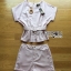 เสื้อผ้าเกาหลี พร้อมส่ง เซ็ตเสื้อและกางเกงผ้าคอตตอน
