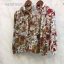 เสื้อเกาหลี พร้อมส่ง เสื้อลายดอก ผ้าเนื้อดี ทิ้งตัว