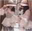 เสื้อแฟชั่น พร้อมส่ง เสื้อแขนยาว ผ้าลูกไม้ตกแต่งระบาย