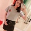 เสื้อผ้าเกาหลี พร้อมส่ง เสื้อ D&G สกรีน&ปักลาย ผ้านิ่ม