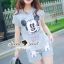 พร้อมส่ง เสื้อผ้าแฟชั่นลายมิกกี้กับกางเกง