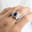 SKJewelryFactory แหวนชายพลอยไพลินแท้ เสริมอำนาจ บารมีและความมั่นคง MR00541-BSA