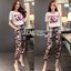 พร้อมส่ง เสื้อผ้าแฟชั่น เซ็ตเสื้อคอกลมสีขาว