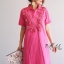 เดรสเกาหลี พร้อมส่ง Dress คอโปโล แขนสั้น