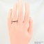 SKJewelryFactory แหวนเเถวพลอยโกเมนแท้ แหวนเงินแท้ 92.5% ER00317-GAN
