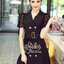 พร้อมส่ง คอปกเท่ส์ๆ แต่งกระดุมผ่าหน้า มาพร้อมกับเข็มขัด