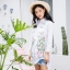 เสื้อเกาหลี พร้อมส่ง เสื้อเชิ้ตตัวยาว ทรงตรง