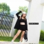 เสื้อผ้าเกาหลี พร้อมส่ง เสื้อ-กางเกงขาสั้น+เสื้อกล้าม