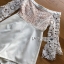 เสื้อผ้าเกาหลี พร้อมส่ง เพลย์สูทขาสั้น ทรงเปิดไหล่