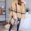 เสื้อเกาหลี พร้อมส่ง เสื้อคลุม สุดเก๋งานbuberry