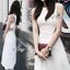 พร้อมส่ง เดรสยาวเหนือข้อแขนกุด