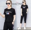 เสื้อผ้าเกาหลี พร้อมส่ง เสื้อกับกางเกงขาห้าส่วน