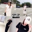 เดรสเกาหลี พร้อมส่ง เดรสยาว สไตล์มินิมอลใส่ง่าย