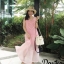เดรสเกาหลี พร้อมส่ง แม็กซี่เดรส สุดหวานสวยน่ารัก