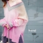 เสื้อเกาหลี พร้อมส่ง เสื้อไหมพรม แบบบางไล่สี