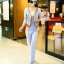 เสื้อผ้าเกาหลี พร้อมส่ง เซ็ท 3 ชิ้น เสื้อกล้าม เสื้อคลุม กางเกง