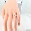 SKJewelryFactory แหวนปลอกมีด แหวนเพชร 10 ตัง สไตล์แหวนปลอกมีด ER01407-WCZ