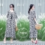 เดรสเกาหลี พร้อมส่ง เดรสคอวีมีร้อยเชือกผูกเก๋ๆ