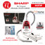 Sharp เครื่องดูดฝุ่น รุ่น EC-NS16-R 1600 วัตต์ (Red) พร้อมแผ่นกรองฝุ่น HEPA Filter รับประกันสินค้า 1ปี