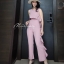 เสื้อผ้าเกาหลี พร้อมส่ง ชุดจัมพ์สูทกางเกง
