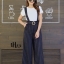 เสื้อผ้าเกาหลี พร้อมส่ง เอี๊ยม ขายาวทรงสวย