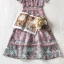 ชุดเดรสเกาหลี พร้อมส่ง แม็กซี่เดรส เนื้อผ้าTulle