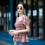 เสื้อเกาหลี พร้อมส่ง เสื้อ คอเหลี่ยมแขนตุ๊กตา