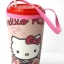 แก้วเก็บความเย็น สะดวกสบายด้วยหูหิ้ว ลาย Hello Kitty Kimono บนพื้นชมพู เก็บความเย็นได้กว่า 5 ชั่วโมง