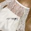 เสื้อผ้าเกาหลี พร้อมส่ง เพลย์สูทขาสั้น ทรงเปิดไหล่