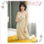 SP078 ชุดนอนกระโปรงยาว ประดับด้วยผ้าลูกไม้ สวยหวาน