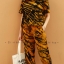 เสื้อผ้าเกาหลี พร้อมส่ง เสื้อยืด คอvปริ้นลายมัดย้อม