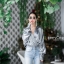 เสื้อผ้าเกาหลี พร้อมส่ง ชุดบอดี้สูทอัดพลีทเมทาลิมันเงา