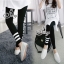 พร้อมส่ง เลกกิ้งเอวขอบยางยืดสีดำ