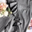 เสื้อผ้าเกาหลี พร้อมส่ง เสื้อ ผ้าคอตตอนทอลายริ้ว