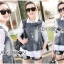 พร้อมส่ง เสื้อเชิ้ตและสร้อยคอประดับจี้คริสตัล