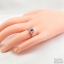 SKJewelryfactory แหวนไพลินล้อมเพชร ตัวเรือนเงินแท้ ER01228-BSA