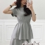 ชุดเดรสเกาหลี พร้อมส่ง แม็กซี่เดรส เก๋ๆ ลุคสาวหวาน