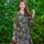 ชุดเดรสเกาหลี พร้อมส่ง Maxi Dress ป้ายหน้า