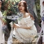 ชุดเดรสเกาหลี พร้อมส่ง เดรสผ้าลูกไม้ สีขาวทรงเปิดไหล่