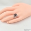 SKJewelryFactory SKJewelryFactory แหวนพลอยโกเมนแท้ สีเเดงกล่ำ ดีไซน์ลายใบตำลึง ER00123-GAN แดง