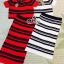 พร้อมส่ง เสื้อ+กระโปรงเนื้อผ้าไหมพรมยืด เข้ารูป