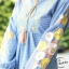 เสื้อเกาหลี พร้อมส่ง เสื้อลายสกอต ตาเล็กคอวี