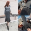 เสื้อผ้าเกาหลี พร้อมส่ง Set เสื้อและกระโปรง
