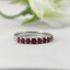 SKJewelryFactory แหวนทับทิม 9 เม็ด ชีวิต 9 หน้า แหวนพลอยทับทิมแท้ สีเเดงเข้ม ER01837-RBY