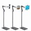Tablet Floor Stand ขาตั้งโทรศัพท์มือถือ ที่จับมือถือ ที่วางแท็บเล็ตแบบตั้งพื้น พับได้ (กล่องฟ้า)