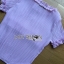 พร้อมส่ง เซ็ตเสื้อและกางเกงผ้าชีฟองจับพลีตสีชมพู