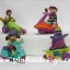 1996 McDonald's แมคโดนัลด์ ของเล่น ของสะสม Happy Meal REV-UPS สี่สหายกับพาหนะคู่ใจ อยู่นอกแพ็คค่ะ