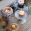 Pre-Order เชิงเทียน ถาดเหล็ก งานปั้มโลหะ ลายดอกไม้ ทำสีเก่า Zakka