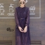 เดรสเกาหลี พร้อมส่ง เดรสยาว อัดพลีสทรงสวย